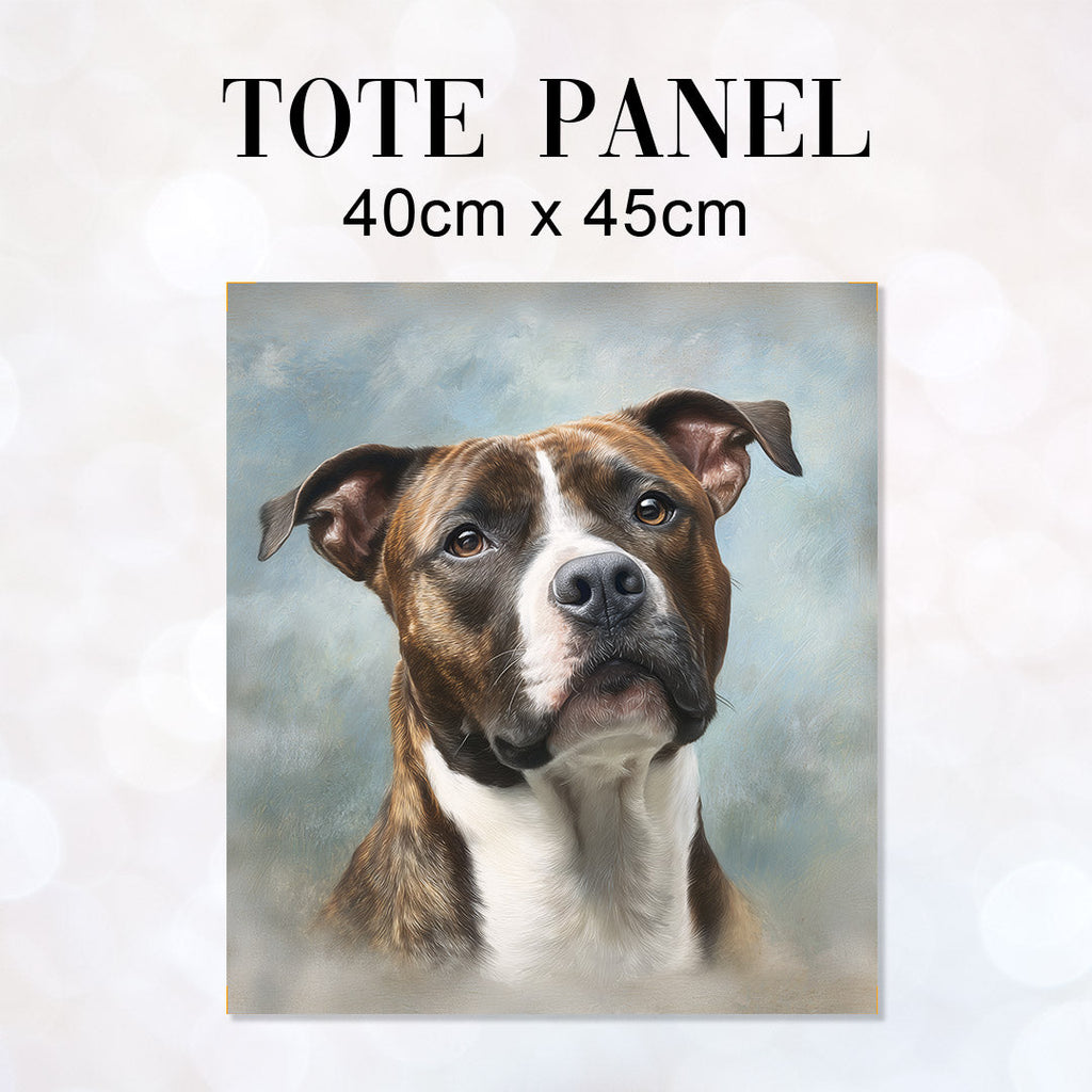 TOTE Panel Staffordshire Bull Terrier Portrait TP-910