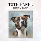 TOTE Panel Staffordshire Bull Terrier Portrait TP-910