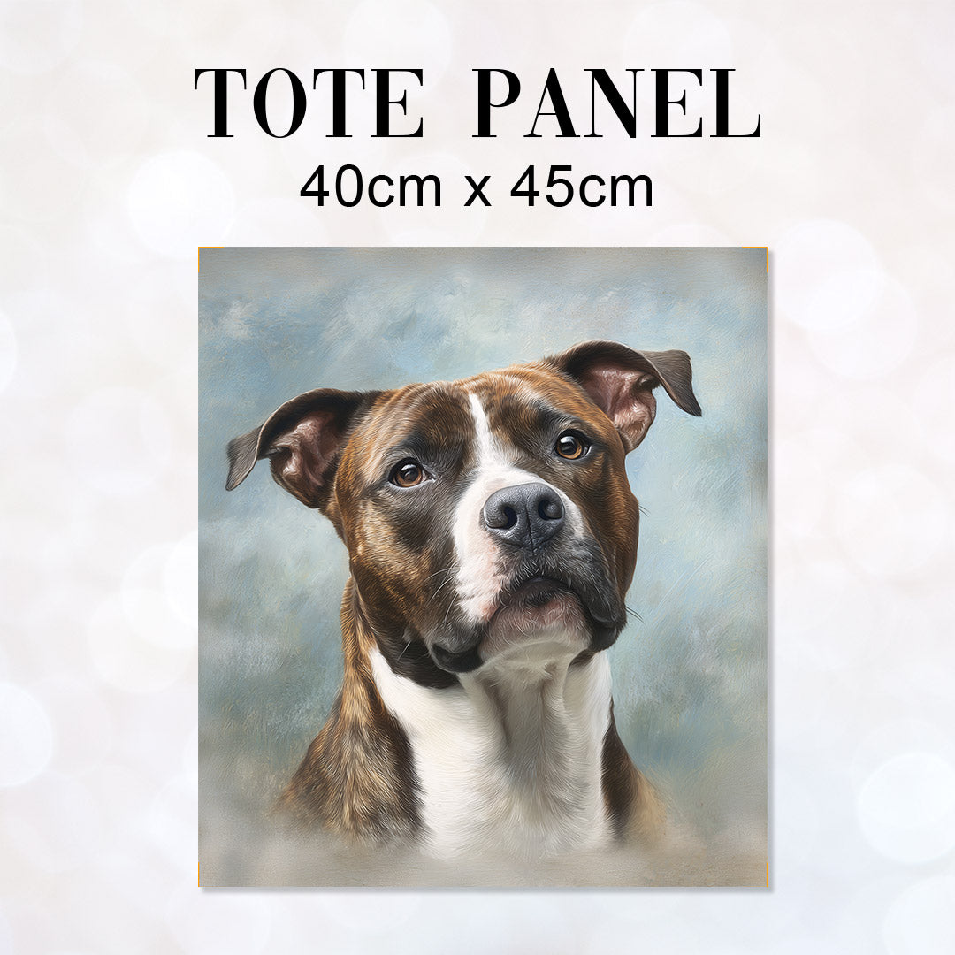 TOTE Panel Staffordshire Bull Terrier Portrait TP-910