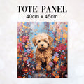 TOTE Cockapoo Pup TP-88 Fabric Bag Panel