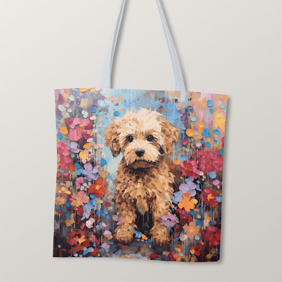 TOTE Cockapoo Pup TP-88 Fabric Bag Panel