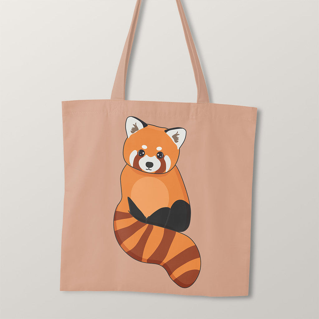 TOTE Cute Red Panda TP-9 Fabric Bag Panel