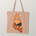 TOTE Cute Red Panda TP-9 Fabric Bag Panel
