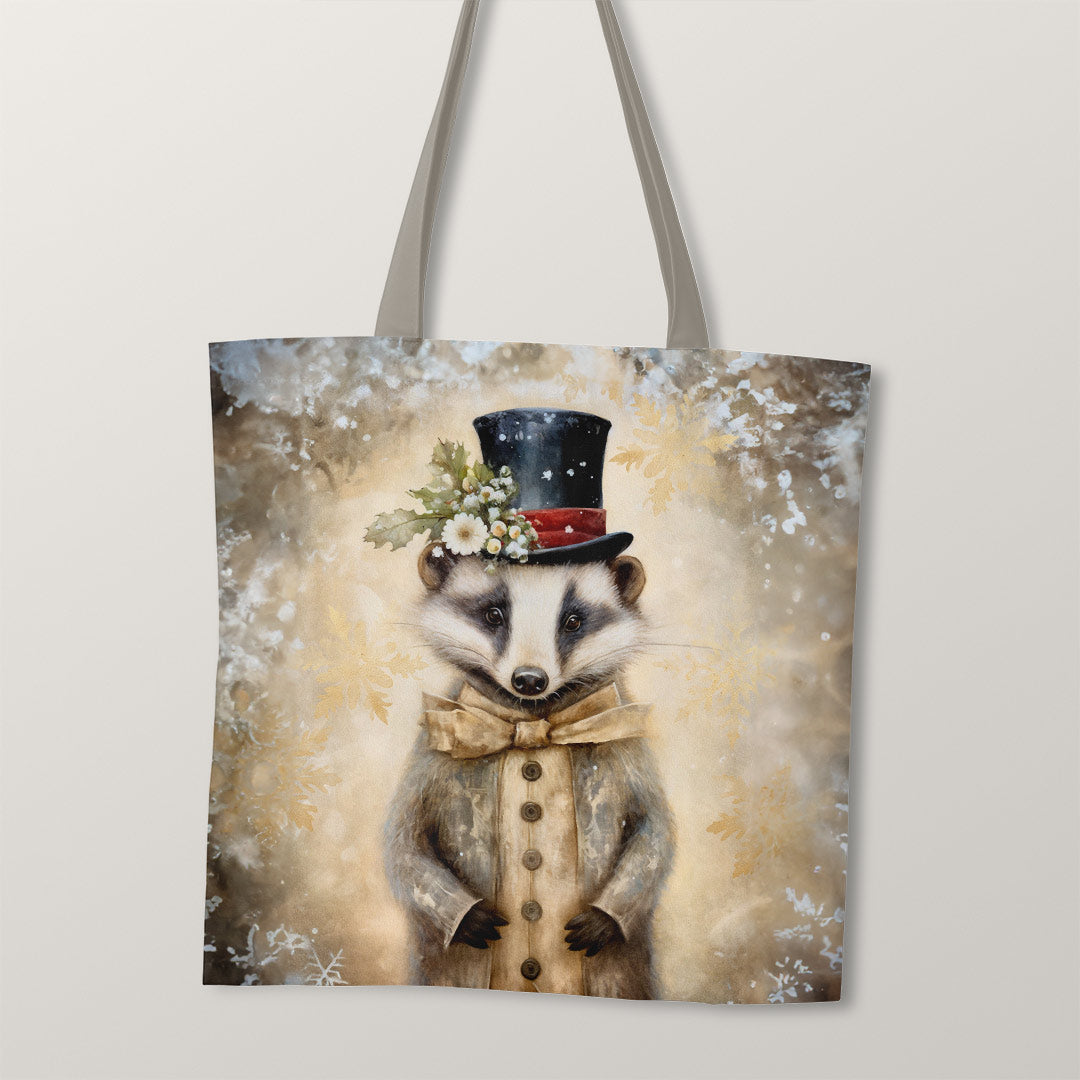 TOTE Badger Top Hat TP-91 Fabric Bag Panel