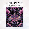 TOTE Panel Pink Floral Moth TP-938
