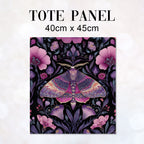 TOTE Panel Pink Floral Moth TP-938