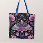 TOTE Panel Pink Floral Moth TP-938
