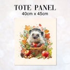 TOTE Panel Hedgehog and Apples TP-942