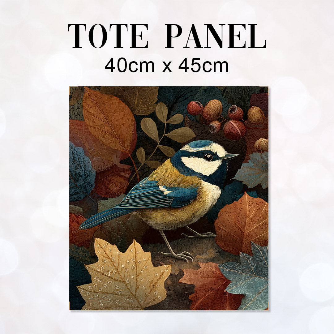 TOTE Panel Autumn Blue Tit TP-945