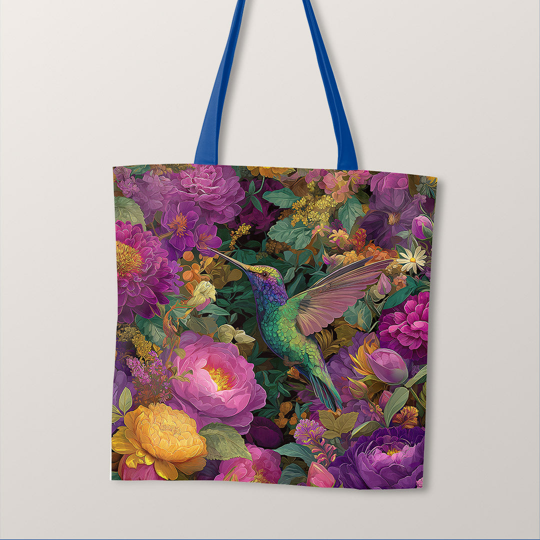 TOTE Panel Floral Hummingbird TP-951