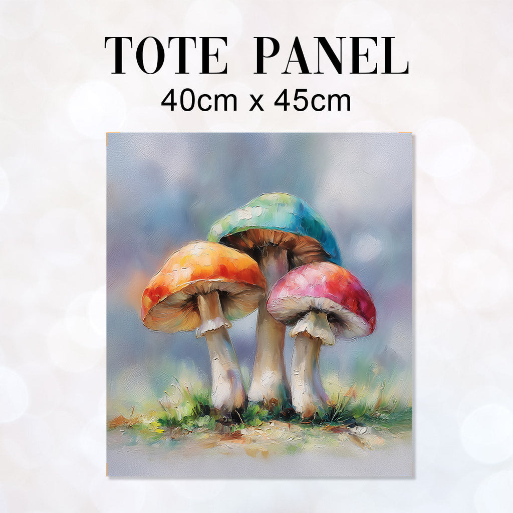 TOTE Panel Whimsical Mushrooms 2 TP-953
