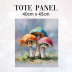TOTE Panel Whimsical Mushrooms 2 TP-953