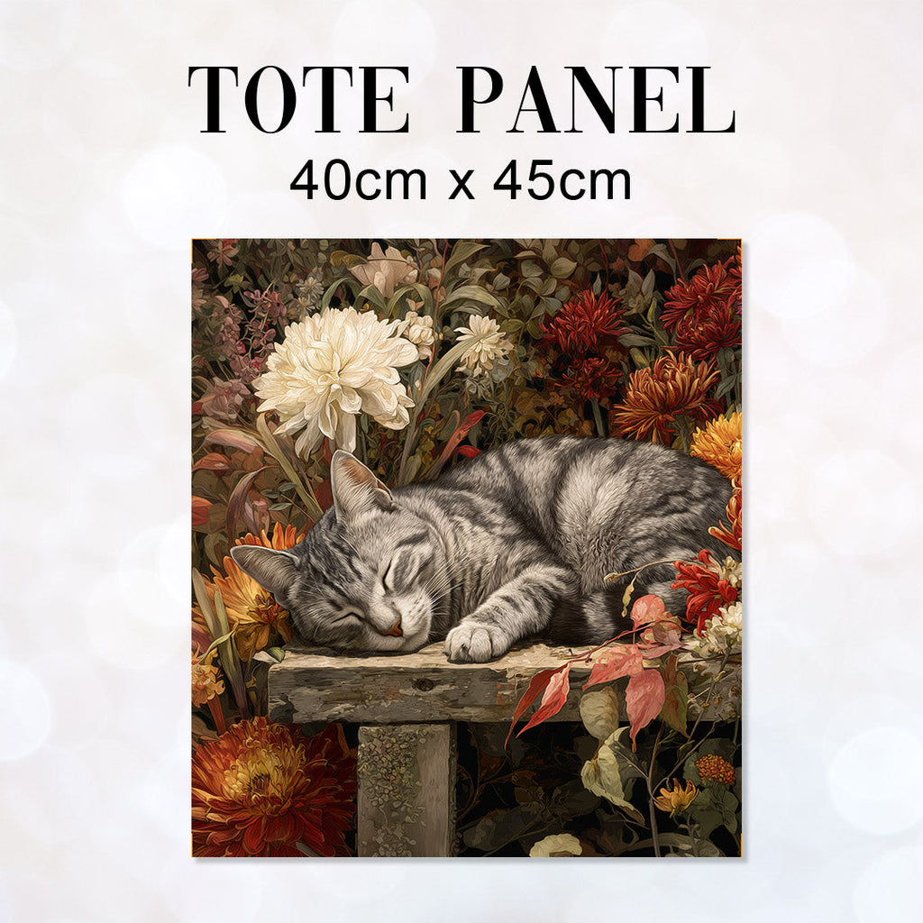 TOTE Panel Tabby Cat TP-954