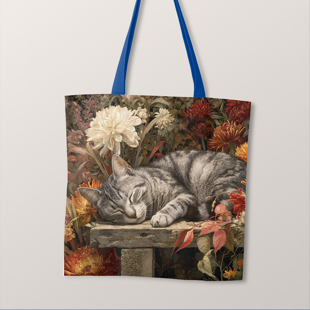 TOTE Panel Tabby Cat TP-954