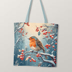 TOTE Winter Robin TP-93 Fabric Bag Panel