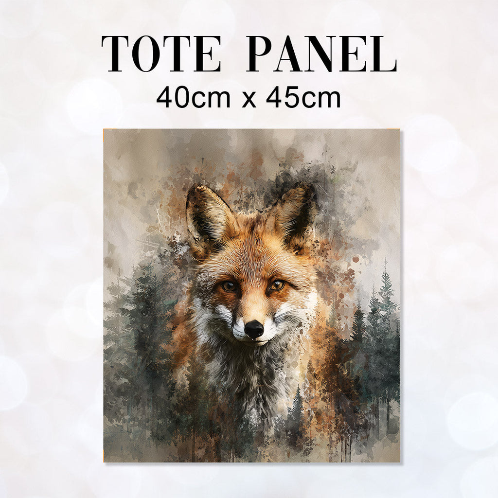 TOTE Panel Watercolour Fox TP-930