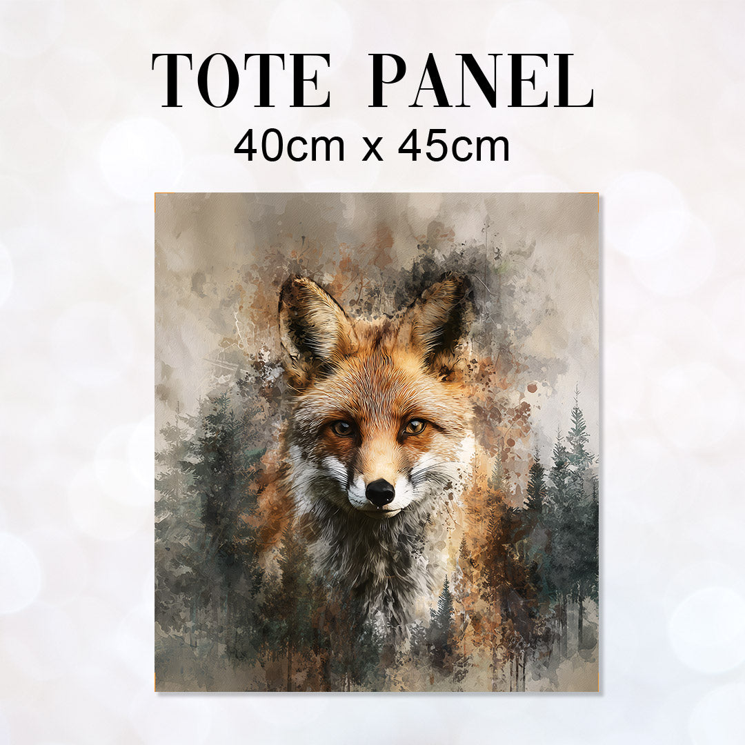 TOTE Panel Watercolour Fox TP-930