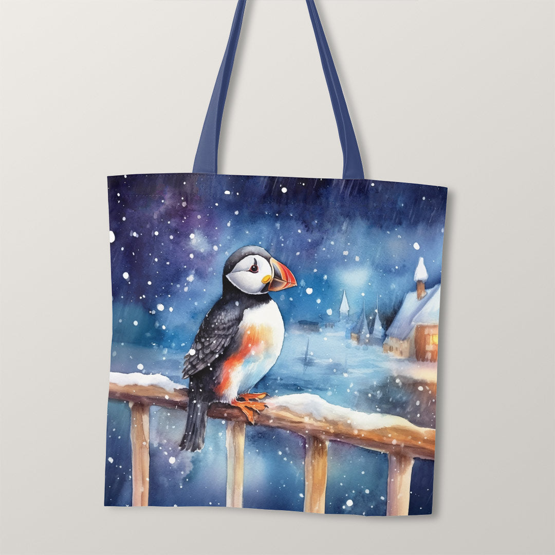 TOTE Winter Puffin TP-94 Fabric Bag Panel