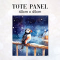 TOTE Winter Puffin TP-94 Fabric Bag Panel