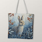 TOTE Winter Hare TP-96 Fabric Bag Panel