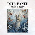 TOTE Winter Hare TP-96 Fabric Bag Panel