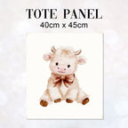TOTE Panel Cute Cow TP-965