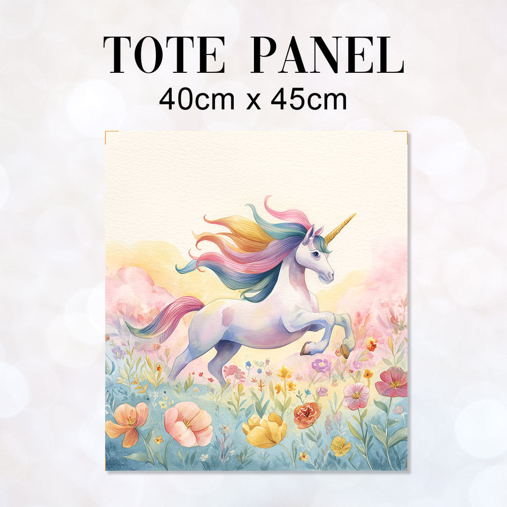 TOTE Panel Watercolour Unicorn TP-977