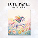 TOTE Panel Watercolour Unicorn TP-977