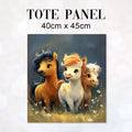 TOTE Panel Cute Ponies TP-980