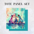 TOTE Panel SET Lovely Frogs TS-617