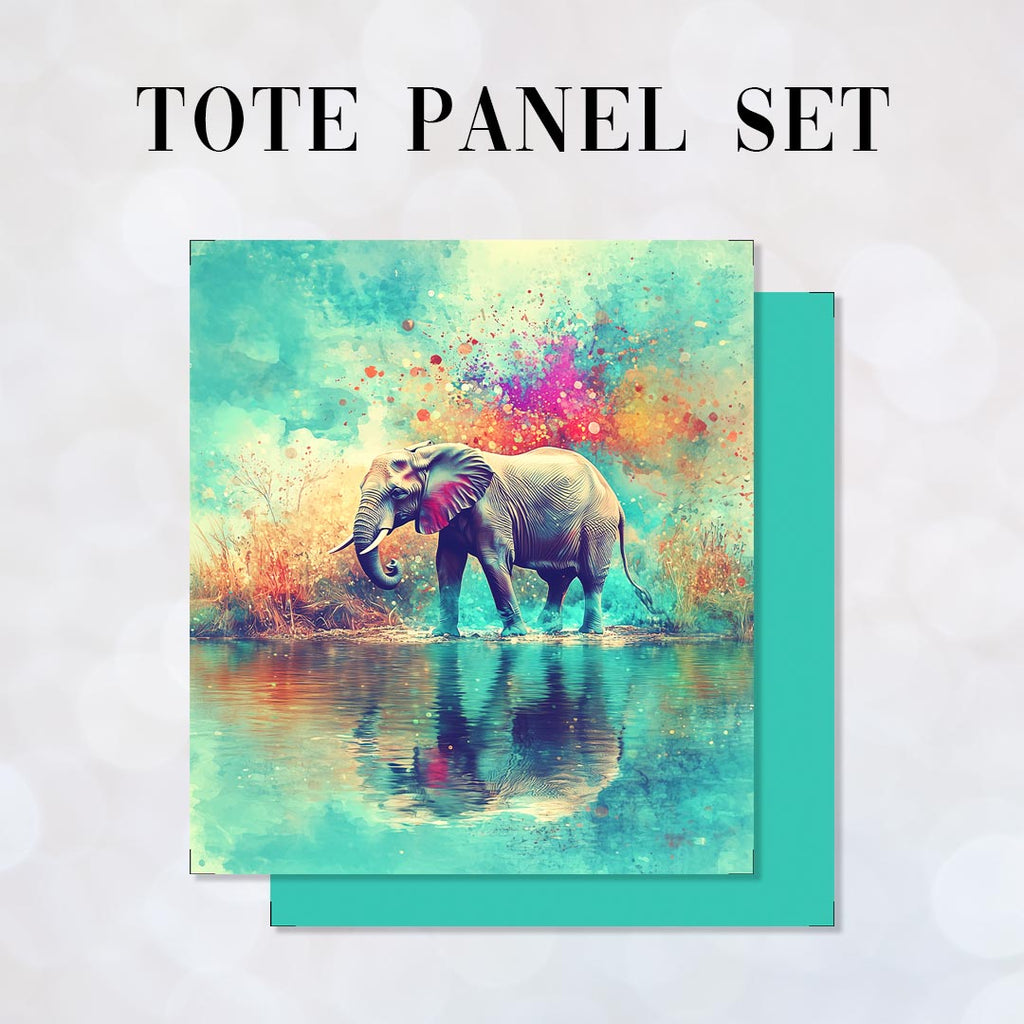 TOTE Panel SET Watercolour Elephant TS-622