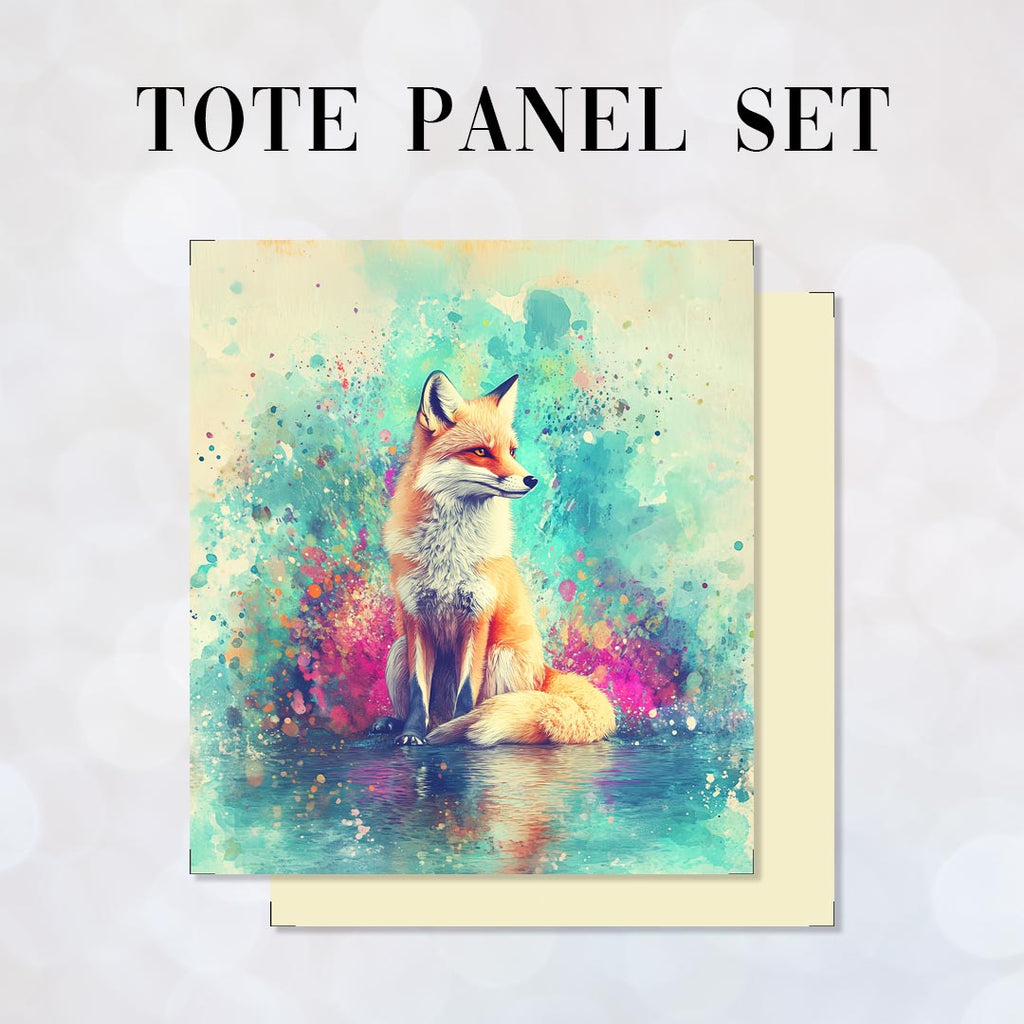 TOTE Panel SET Watercolour Fox 2 TS-624