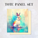 TOTE Panel SET Watercolour Hare TS-626