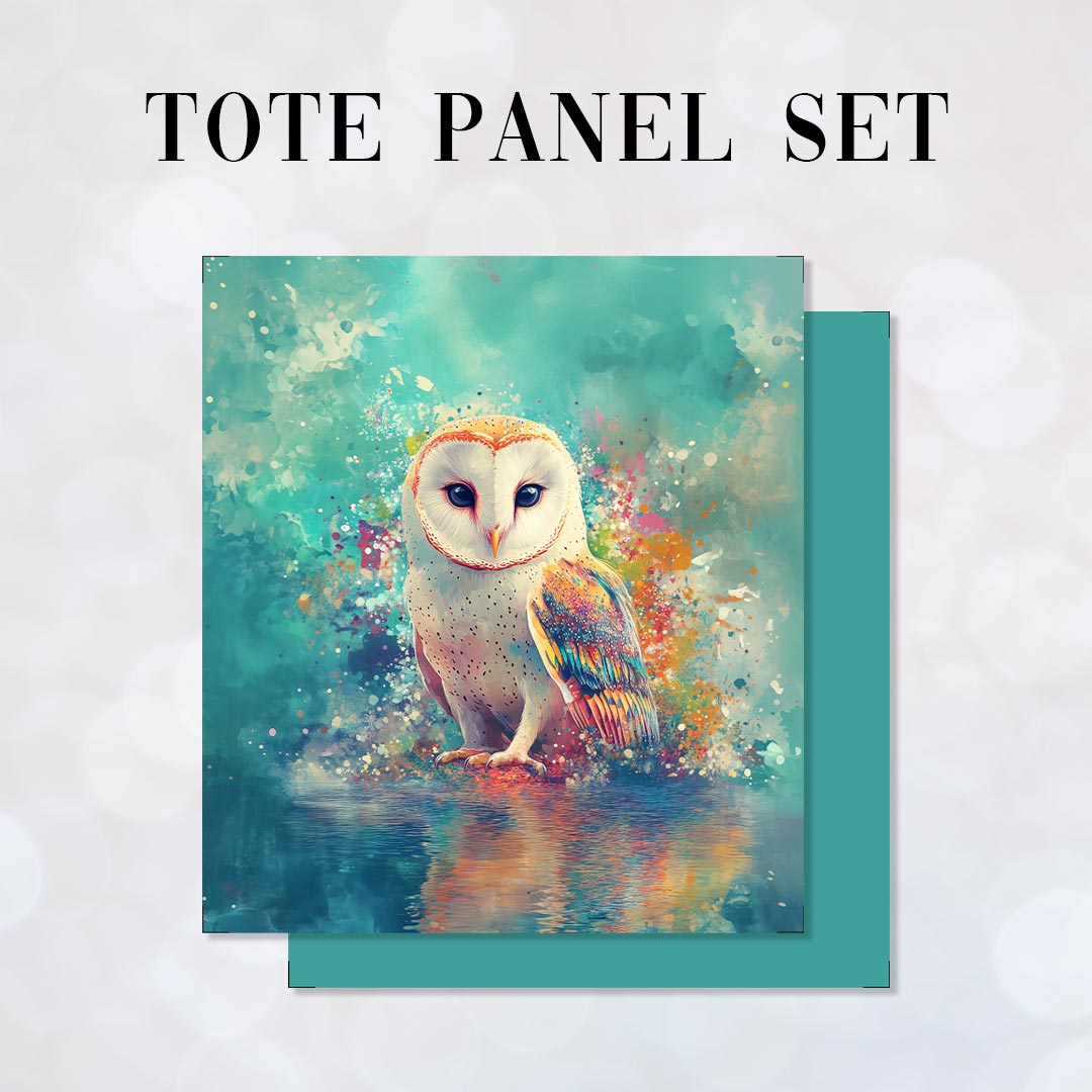 TOTE Panel SET Watercolour Owl TS-627