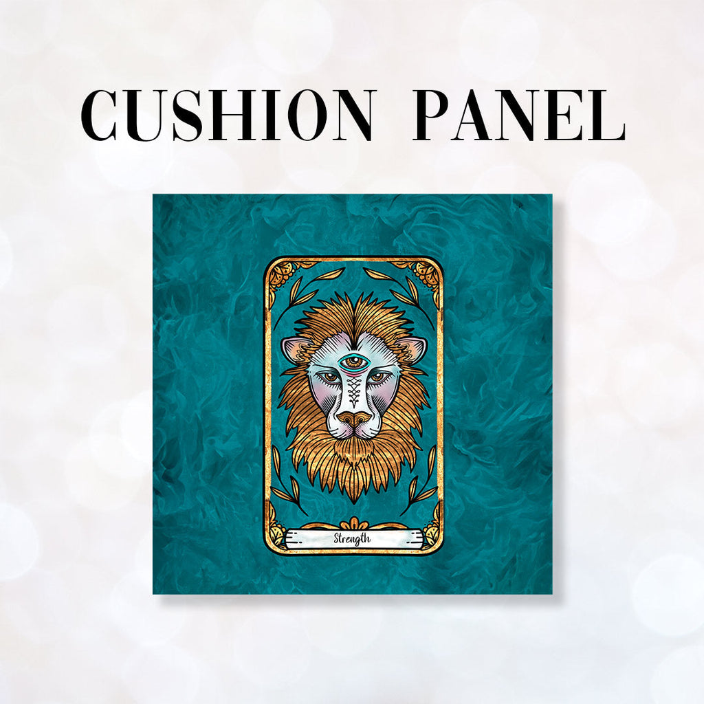 CUSHION Fabric Panel Tarot Strength