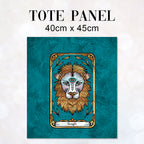 TOTE Tarot Strength Fabric Bag Panel