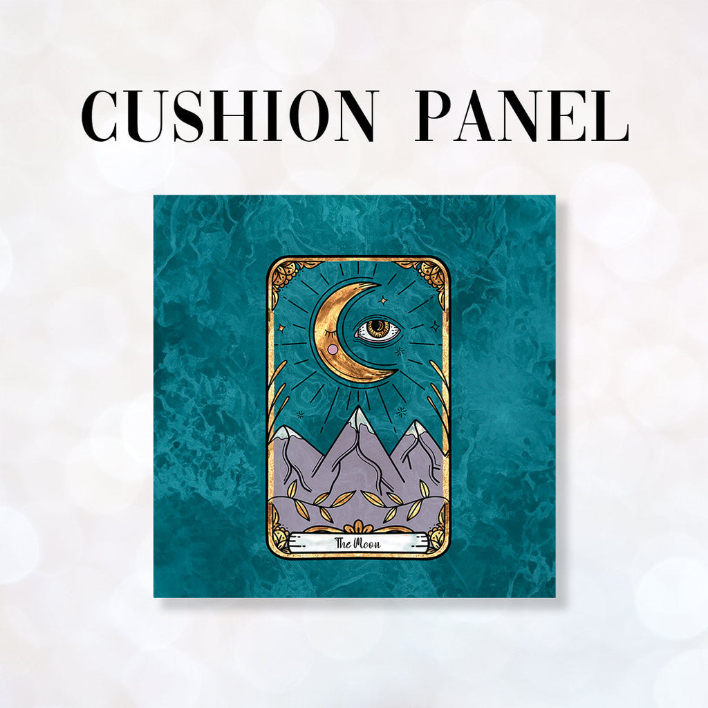 CUSHION Fabric Panel Tarot The Moon