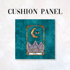 CUSHION Fabric Panel Tarot The Moon