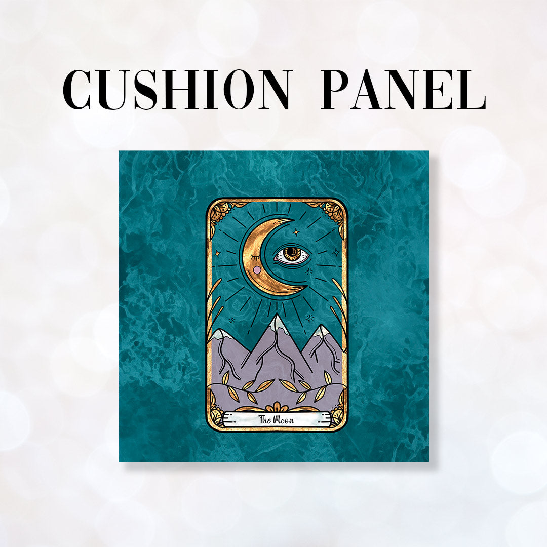 CUSHION Fabric Panel Tarot The Moon