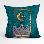 CUSHION Fabric Panel Tarot The Moon