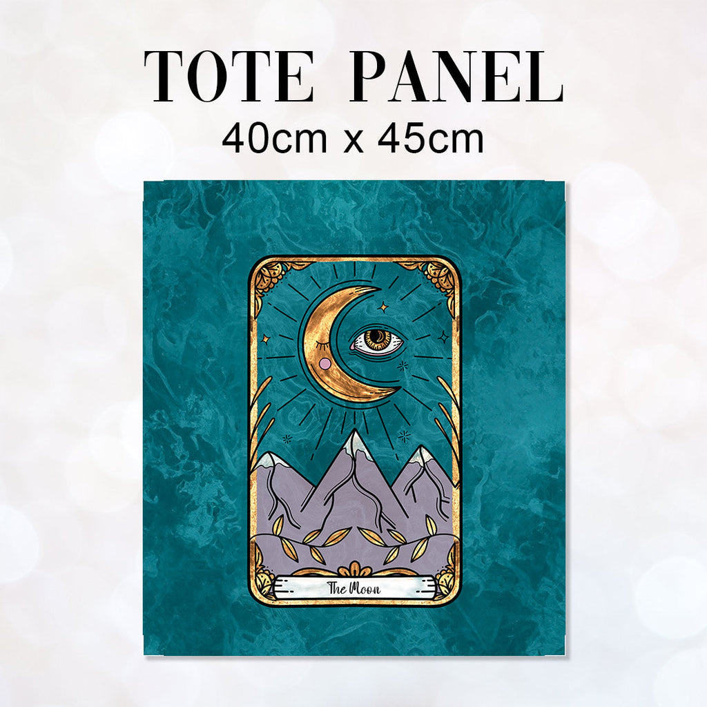 TOTE Tarot The Moon Fabric Bag Panel