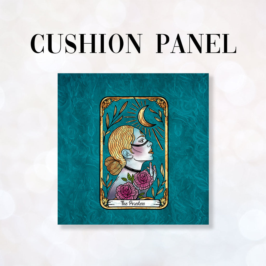CUSHION Fabric Panel Tarot The Priestess