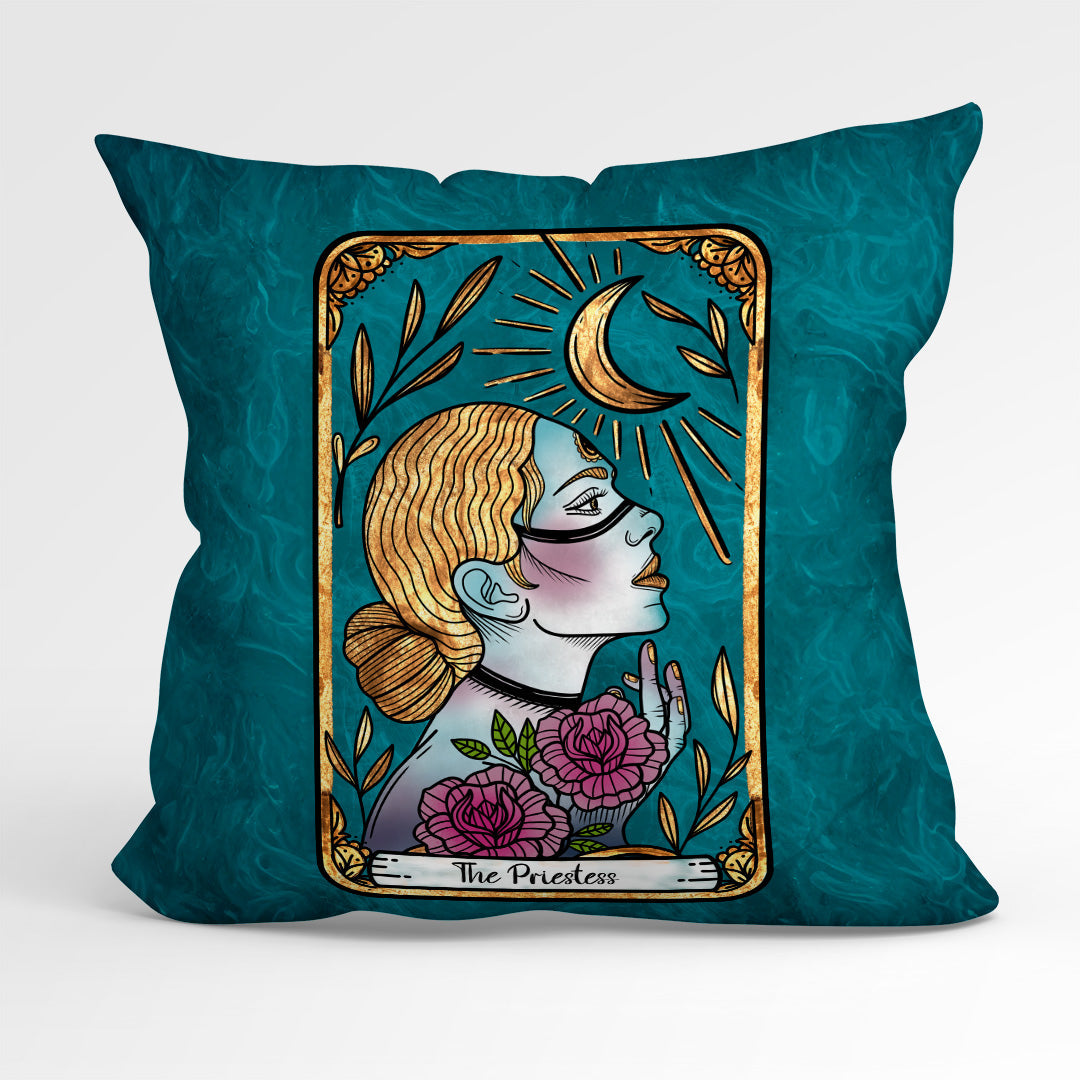 CUSHION Fabric Panel Tarot The Priestess