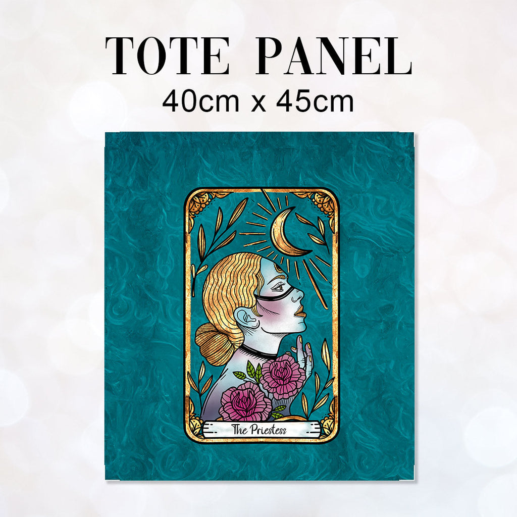 TOTE Tarot The Priestess Fabric Bag Panel