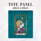 TOTE Tarot The Priestess Fabric Bag Panel