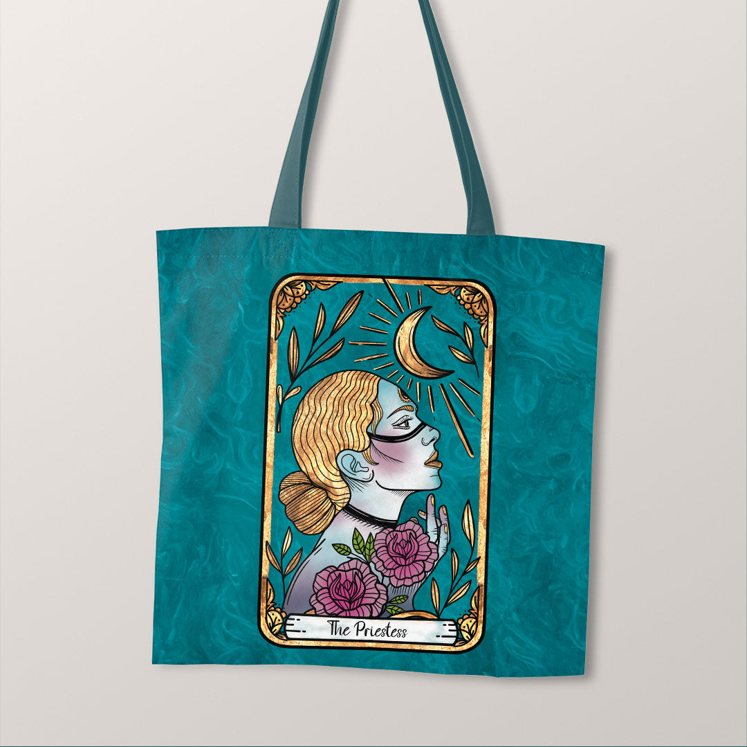 TOTE Tarot The Priestess Fabric Bag Panel