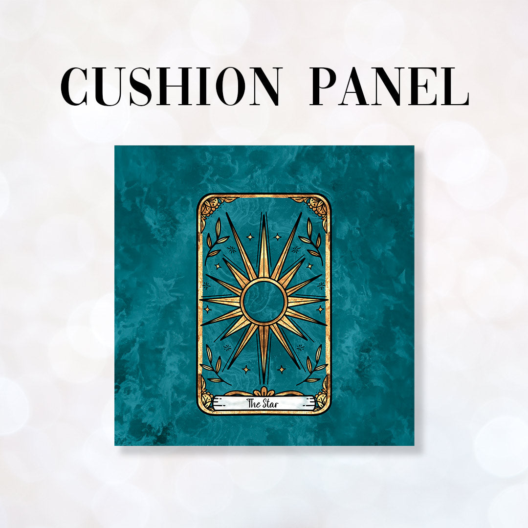 CUSHION Fabric Panel Tarot The Stars