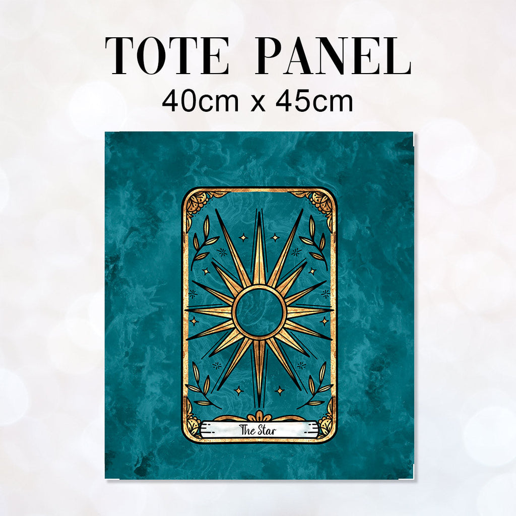 TOTE Tarot The Stars Fabric Bag Panel