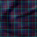 Navy Plaid Fabric 1239