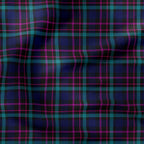 Navy Plaid Fabric 1239